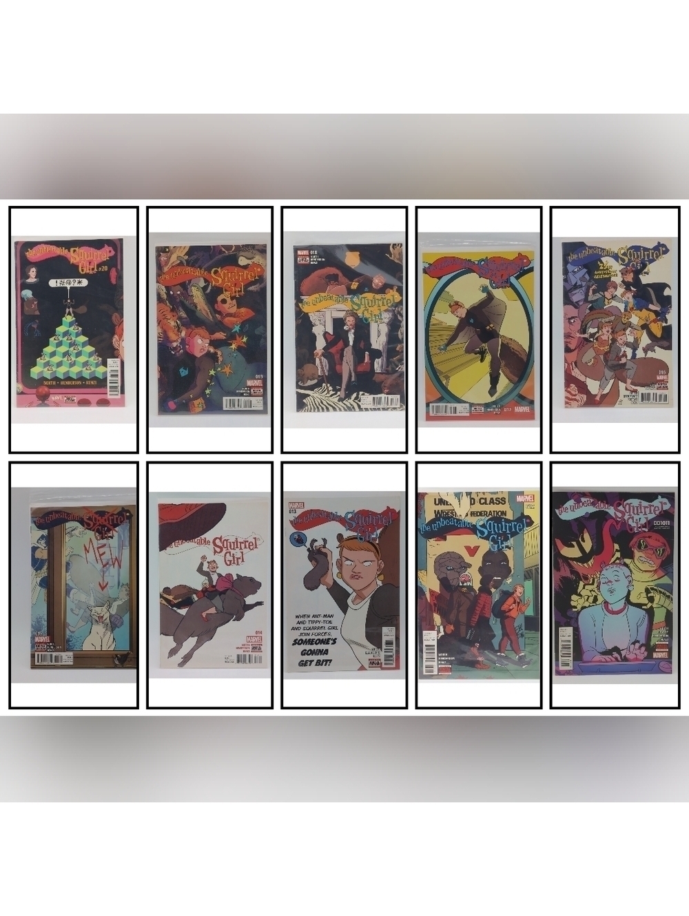 The Adventures of Squirrel Girl Comic Book Collection Set Of 10 #11 -20